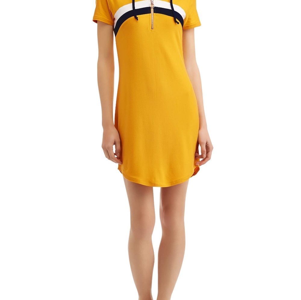 Curved Hem T-shirt Dress